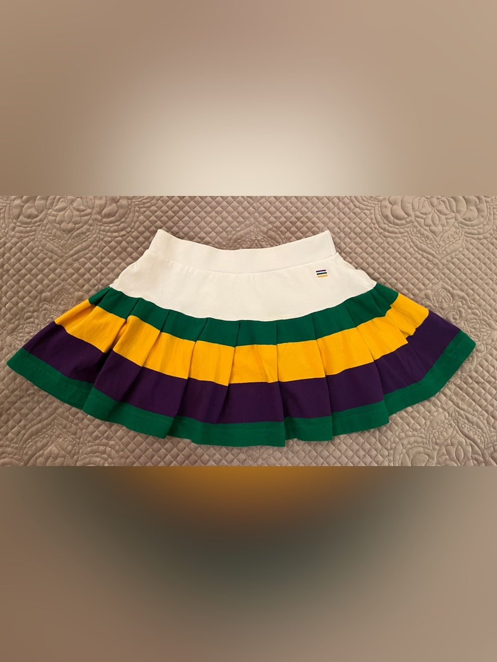 Girls Mardi Gras Skort